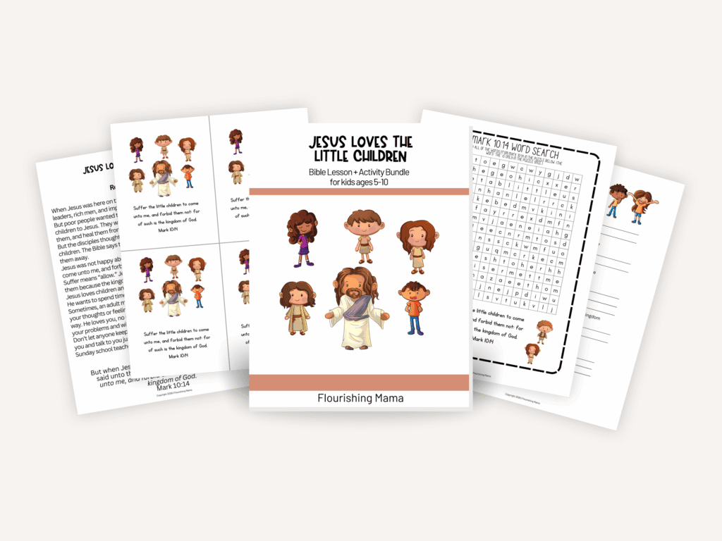Jesus Love the Little Children Bible Lesson