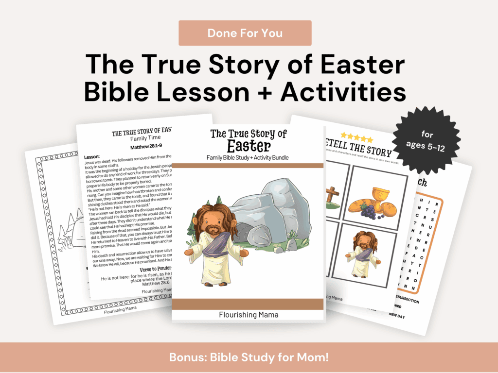 the true story of easter bible lesson