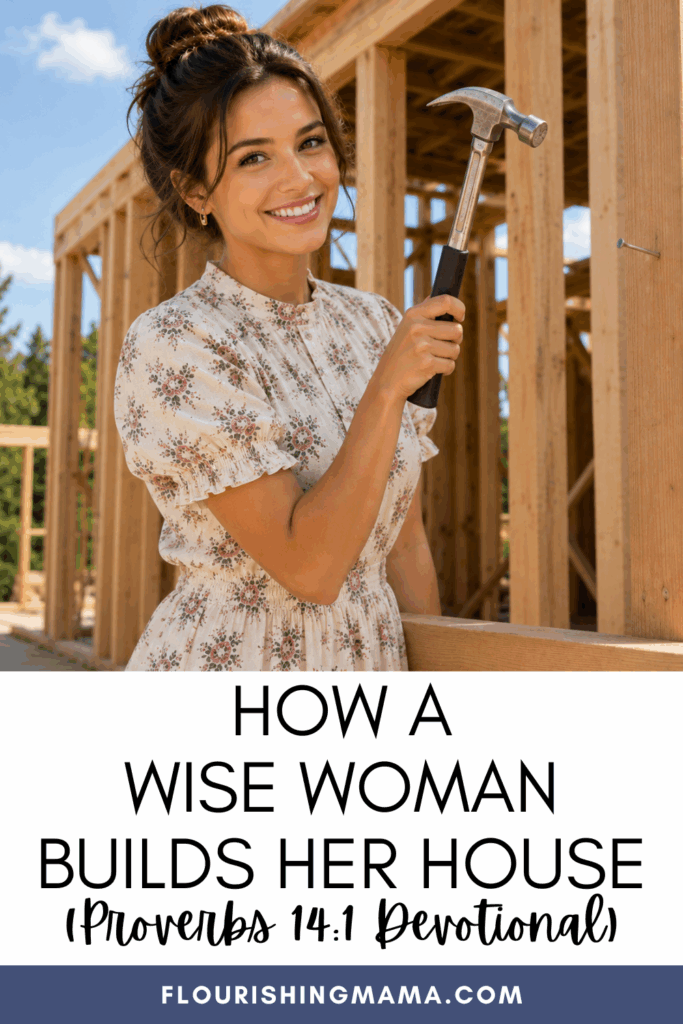 a wise woman builds her house