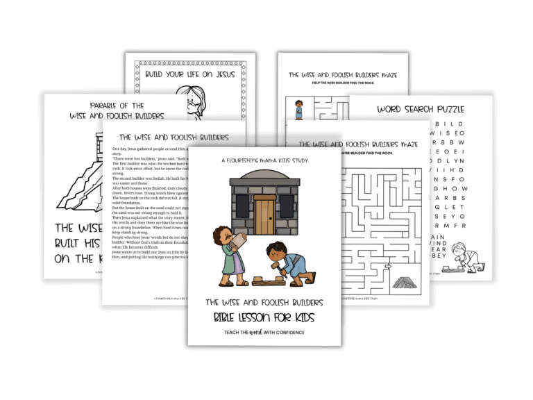 the wise and foolish builders bible lesson