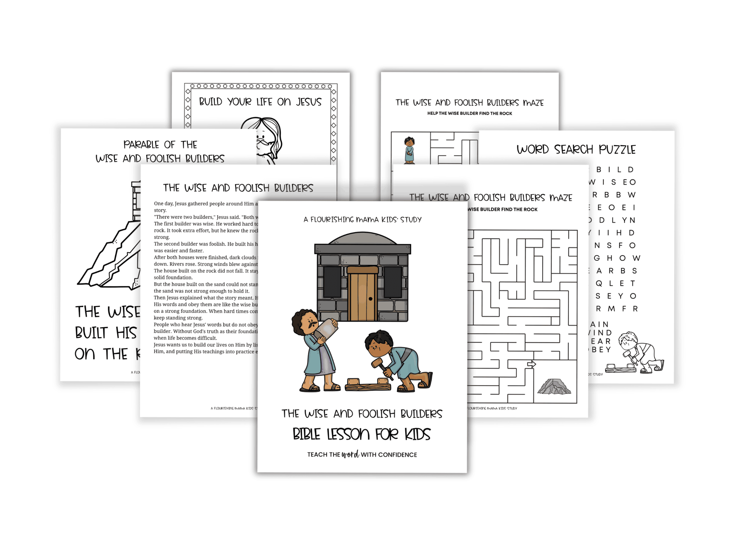 the wise and foolish builders bible lesson