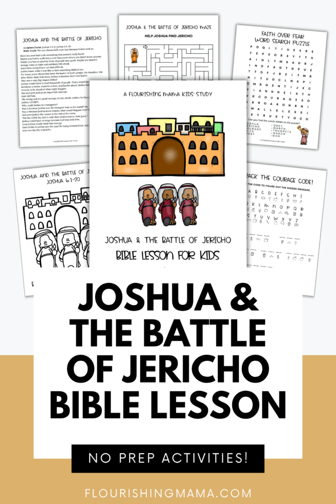 joshua and the battle of jericho bible lesson