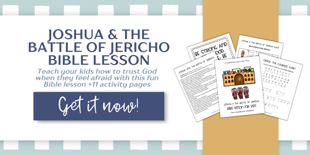 joshua and the battle of jericho bible lesson